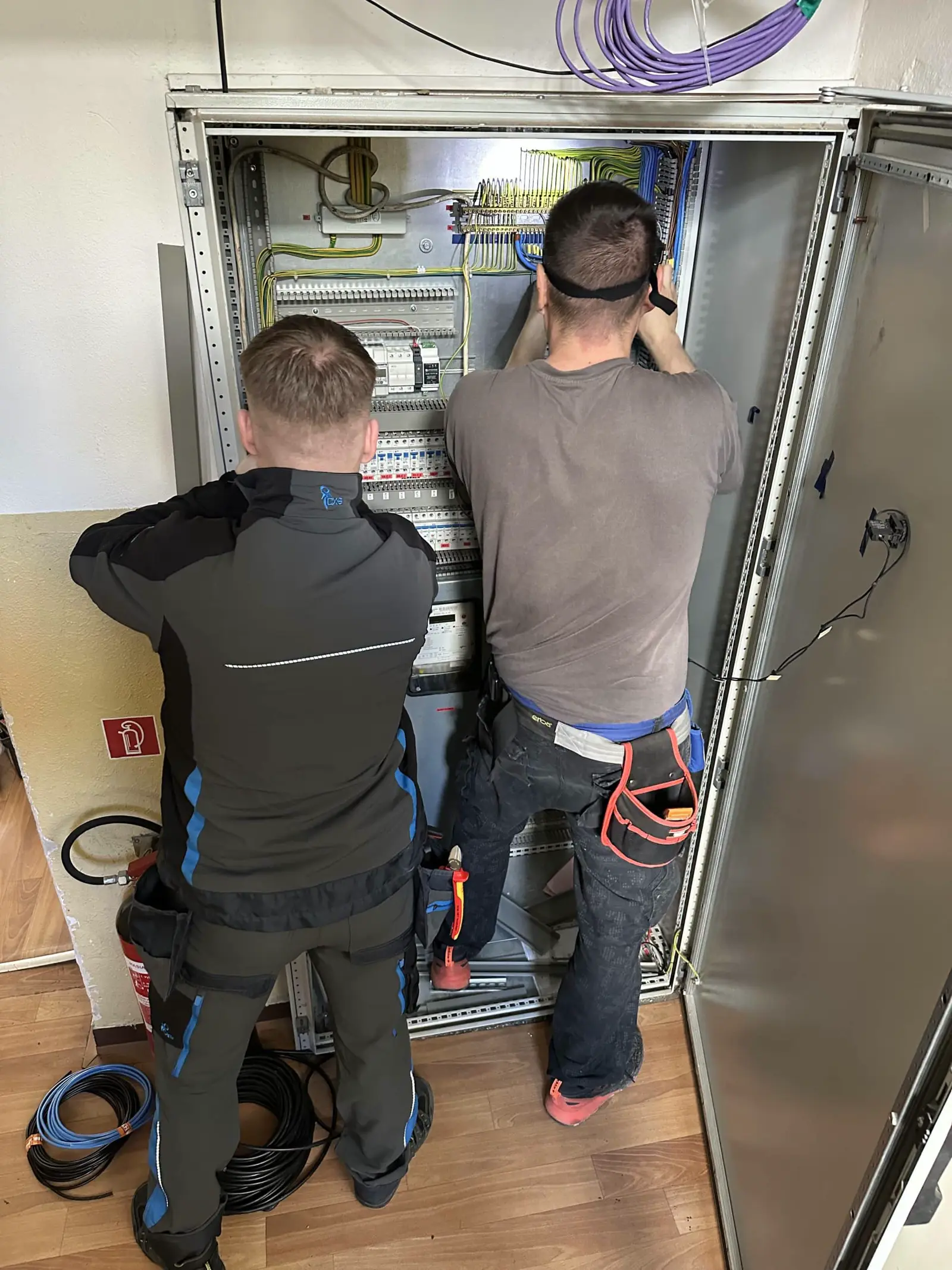 From the project: fitting electricity meters into sub-distribution boards