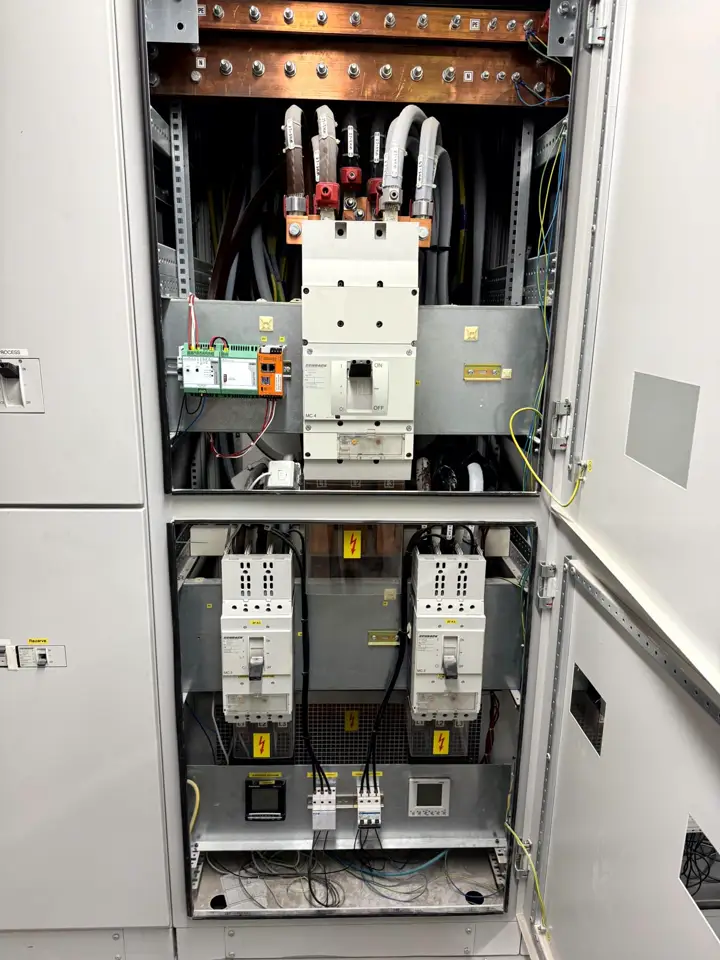 Electricity monitoring in the furniture industry, photo from the installation 5