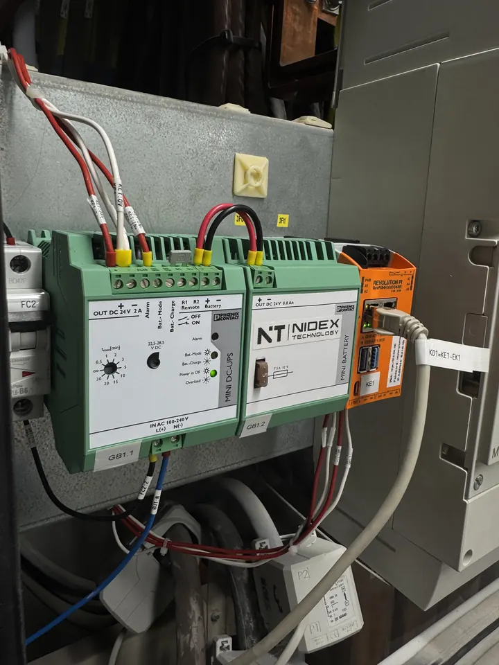 Electricity monitoring in the furniture industry, photo from the installation 7
